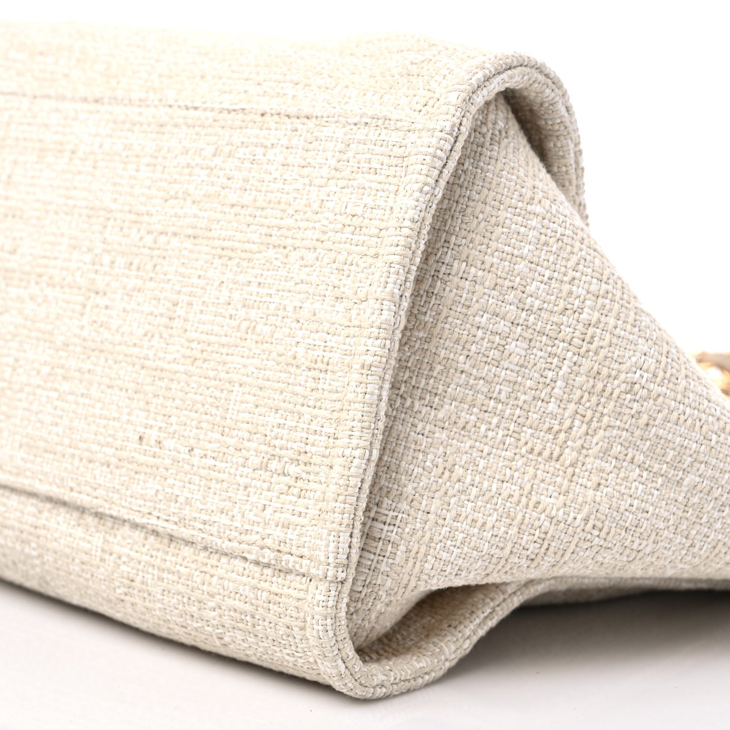 Canvas Large Deauville Tote Light Beige