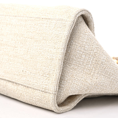 Chanel Canvas Large Deauville Tote Light Beige 9 of 10