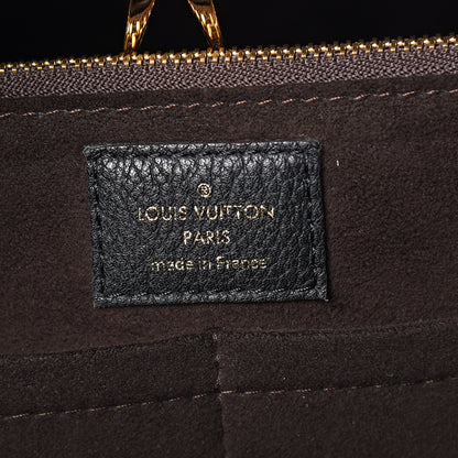Louis Vuitton Calfskin Monogram Kimono Tote Black 5 of 10