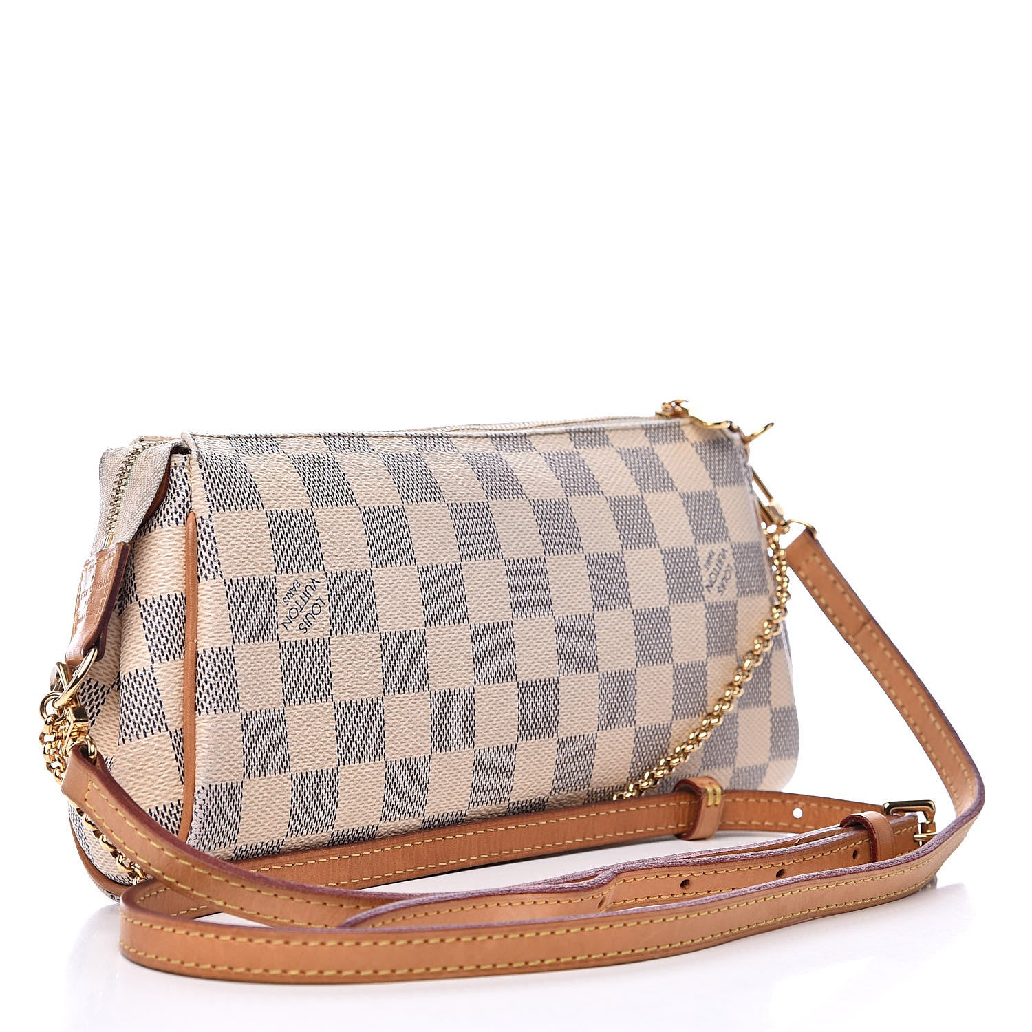 Louis Vuitton Damier Azur Eva Clutch 3 of 15