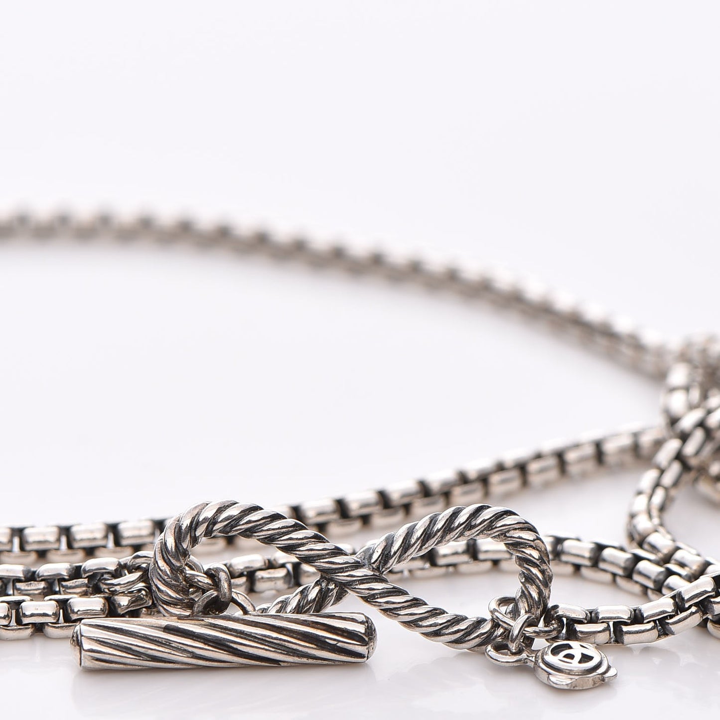 Sterling Silver Black Onyx Infinity Necklace