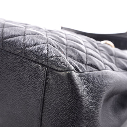Chanel Caviar Quilted Grand Shopping Tote GST Black 9 of 12