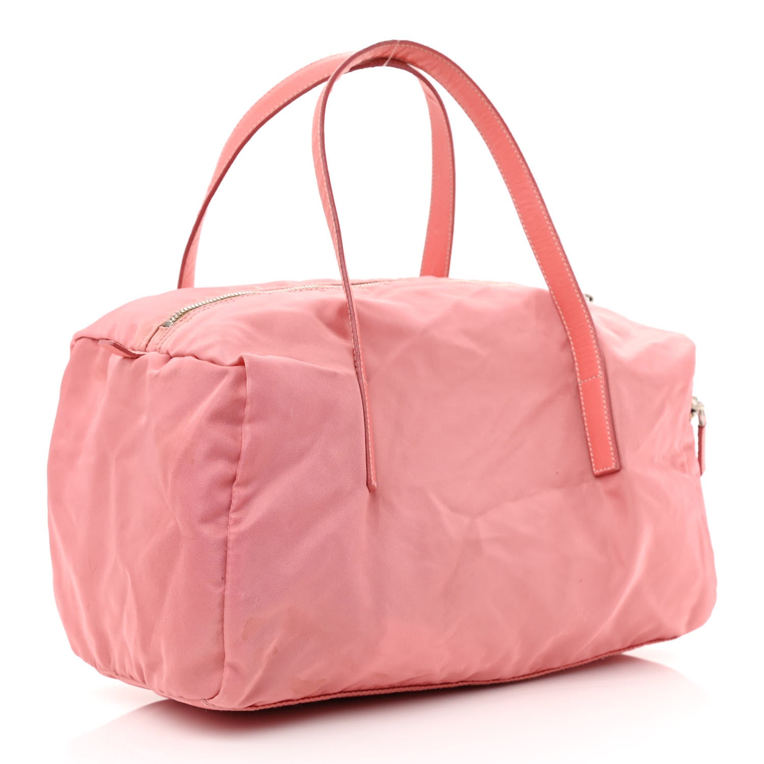 Prada Tessuto Nylon Bowler Pink 3 of 17