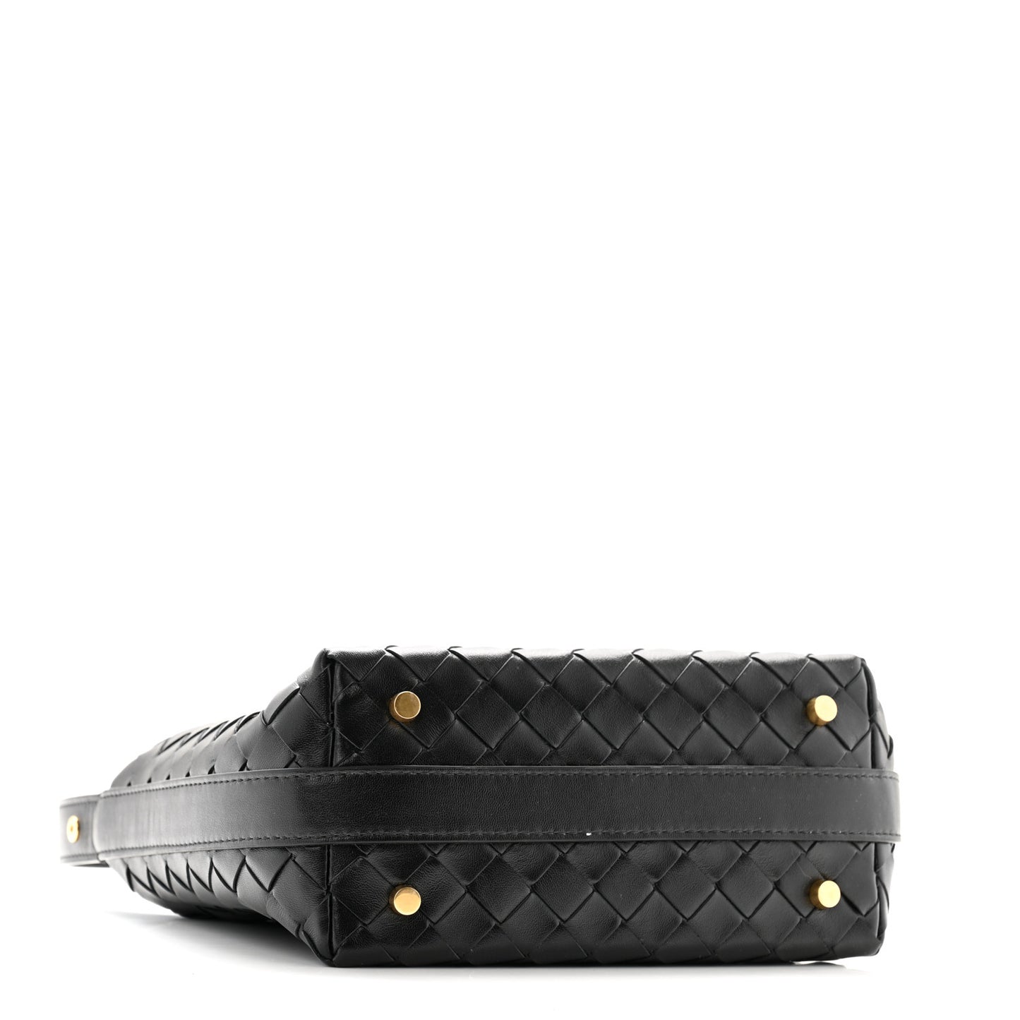 Calfskin Nappa Intrecciato Mini Wallace Black