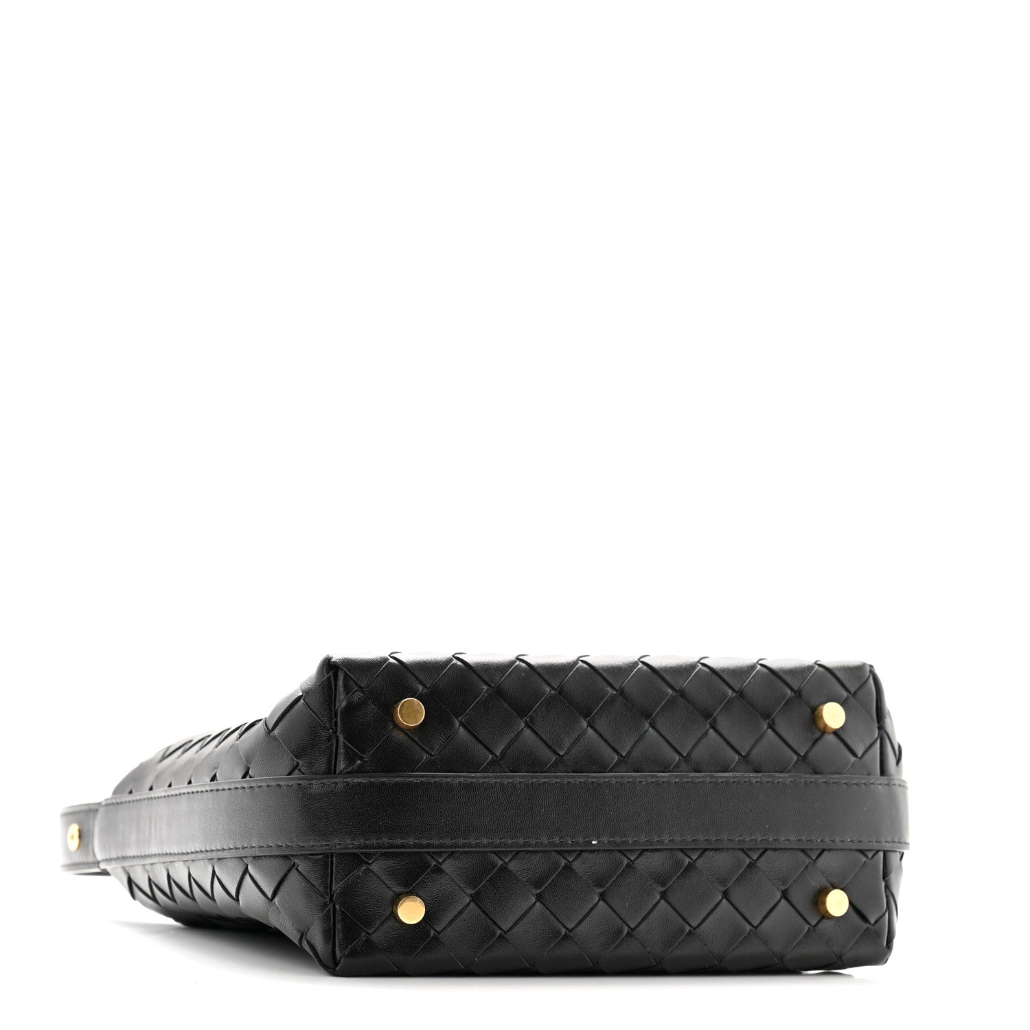 Bottega Veneta Calfskin Nappa Intrecciato Mini Wallace Black 4 of 12