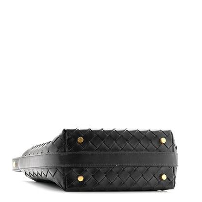 Bottega Veneta Calfskin Nappa Intrecciato Mini Wallace Black 4 of 12
