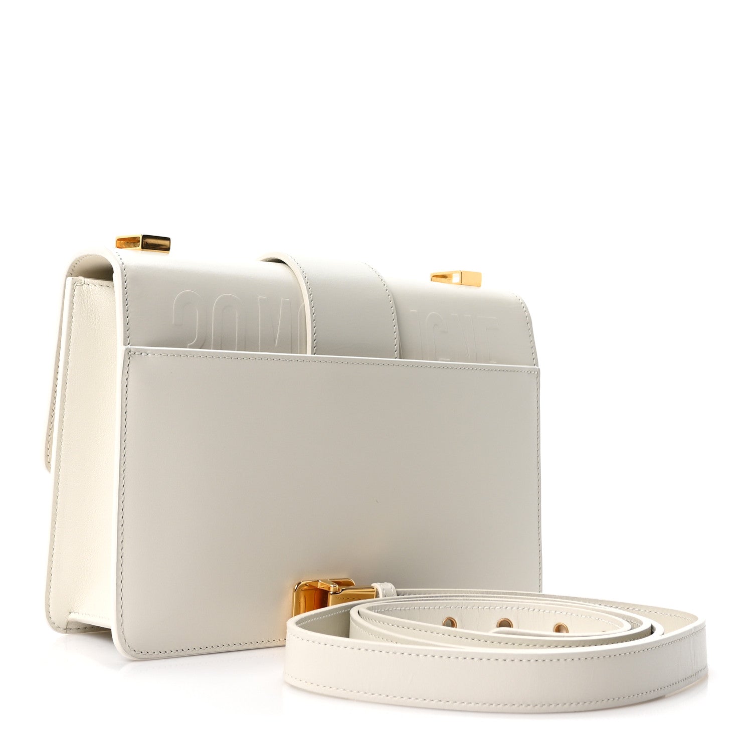 Christian Dior Box Calfskin 30 Montaigne Flap Bag Latte 3 of 9