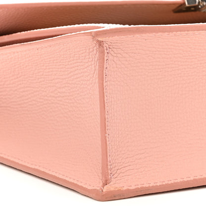Burberry Grainy Calfskin Vintage Check Small Macken Crossbody Bag Ash Rose 9 of 10