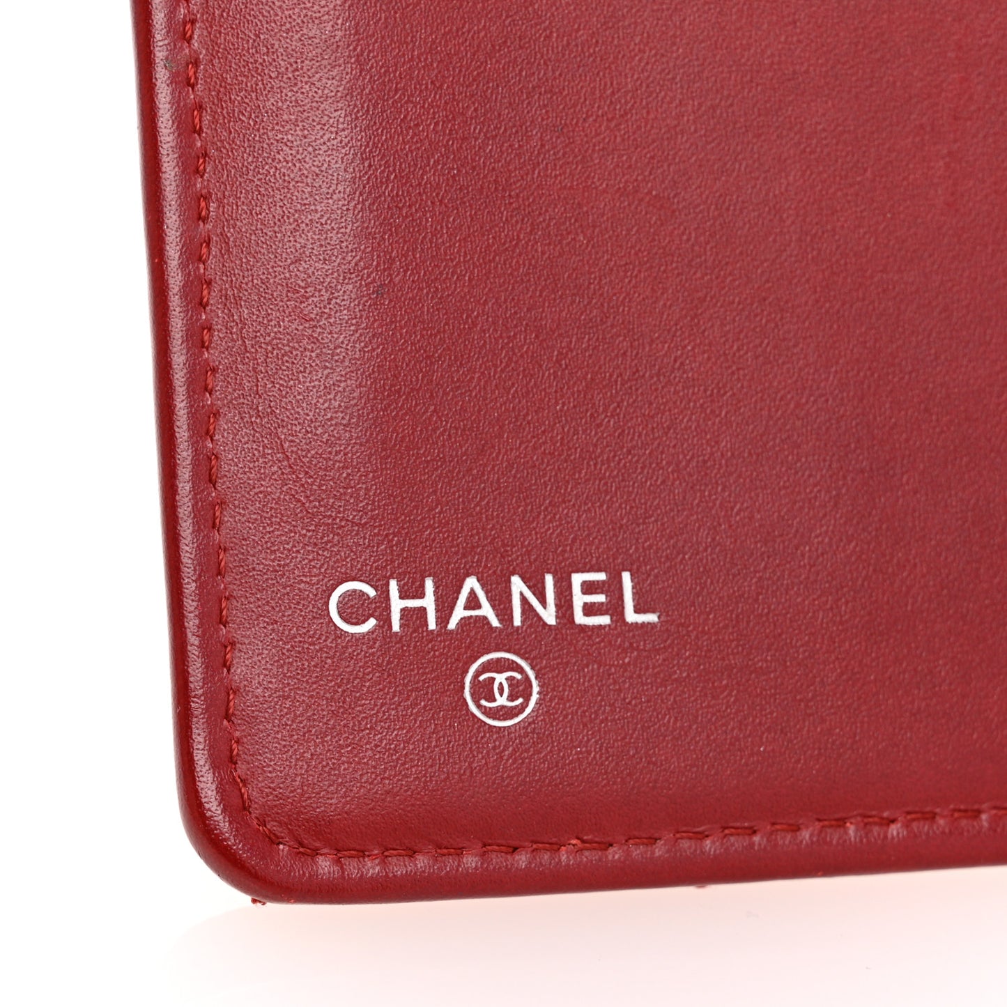 Caviar Quilted Yen Wallet Red