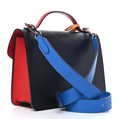 Louis Vuitton Epi Neo Monceau Black Coquelicot Blue Roi Safran 2 of 8