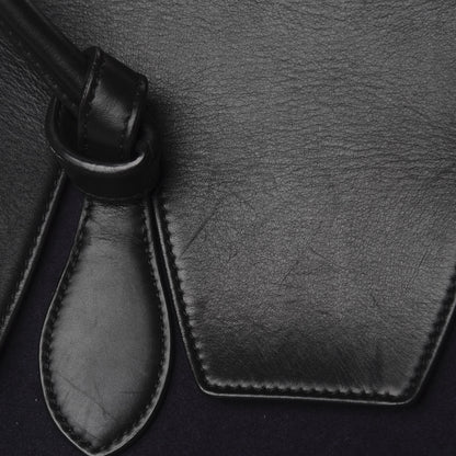 Celine Felt Calfskin Medium Tie Knot Tote Navy 9 of 26