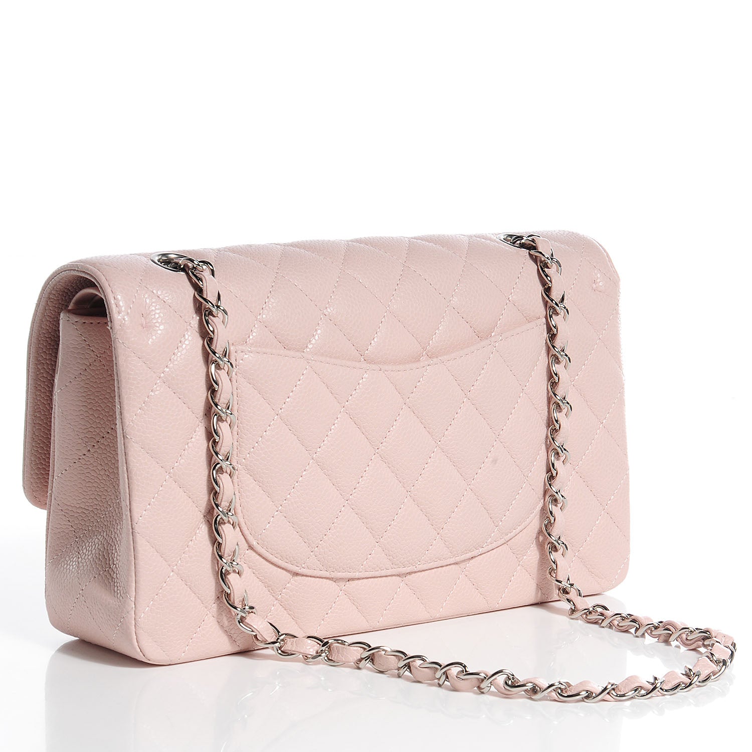 Chanel Caviar Medium Double Flap Pink 3 of 9