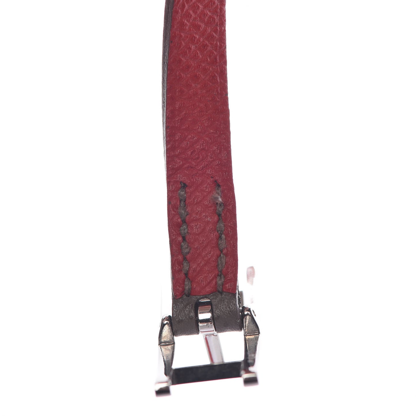 Epsom Behapi Double Tour Bracelet XS Rouge Casaque Etain