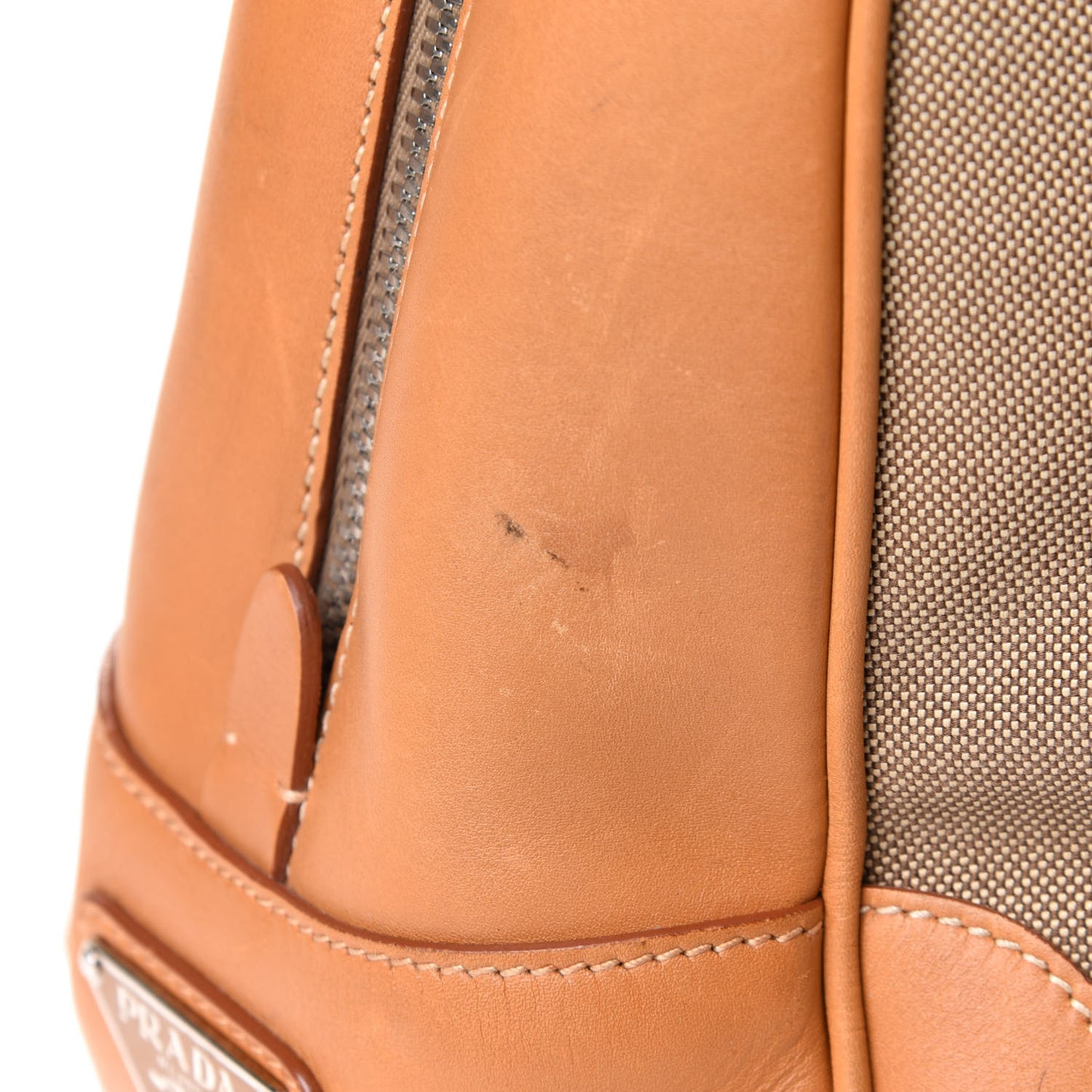 Jacquard Logo Bauletto Corda Cuoio