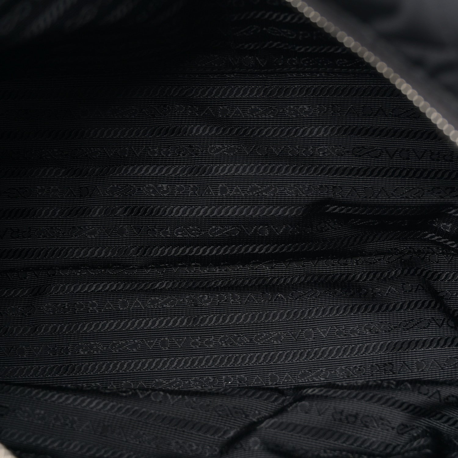 Prada Nylon Tessuto Impuntu Quilted Shoulder Bag Black 5 of 11