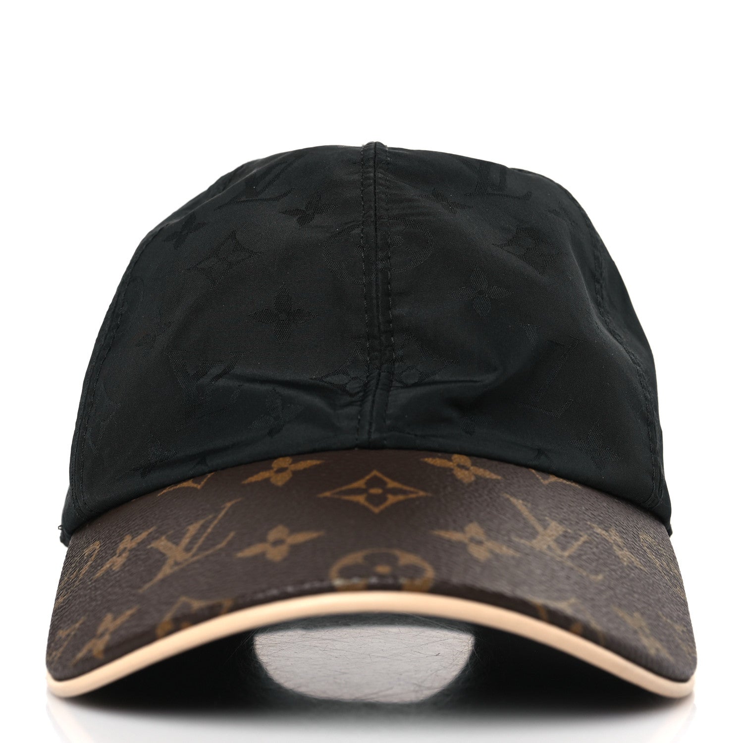Louis Vuitton Polyester Silk Monogram LV Get Ready Cap M Black 2 of 8