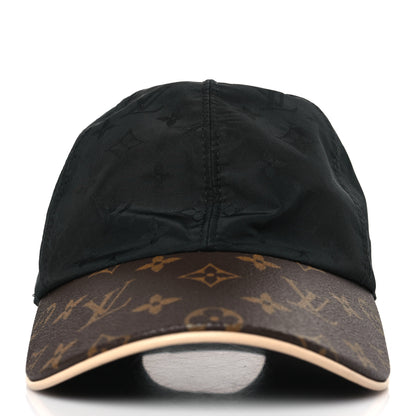 Louis Vuitton Polyester Silk Monogram LV Get Ready Cap M Black 2 of 8