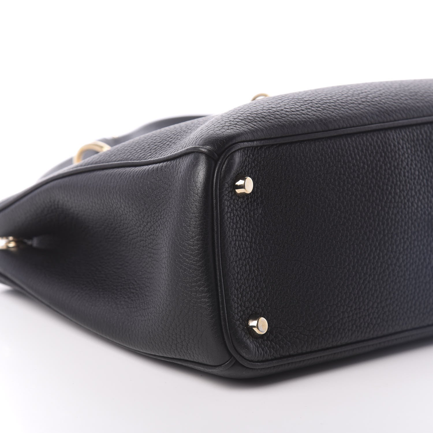 Christian Dior Bullcalf Medium Diorissimo Tote Black Rose Indien 9 of 10