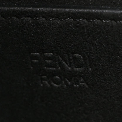 Fendi Vitello King Plexiglass Logo Embossed Small Fendi Sunshine Shopper Tote  Black 6 of 9