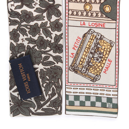 Louis Vuitton Silk Jeu De Louis BB Bandeau Kaki 3 of 4