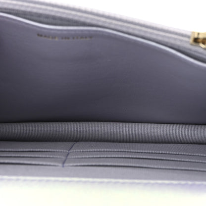 Chanel Iridescent Calfskin Quilted Chanel 19 Wallet On Chain WOC Light Purple 5 of 11