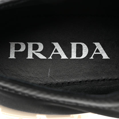Prada Re-Nylon Gabardine Triangle Logo Double Wheel 50mm Sneakers 38 Black 6 of 8