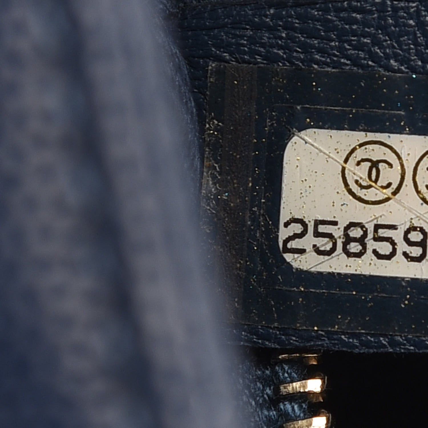 Chanel Caviar Quilted Small Coco Handle Flap Blue 7 of 14