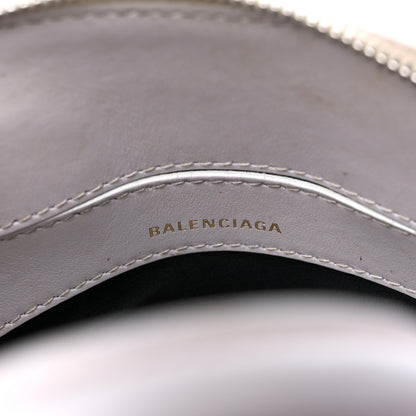 Balenciaga Calfskin Lipstick Logo XXS Ville Top Handle Bag White 6 of 11