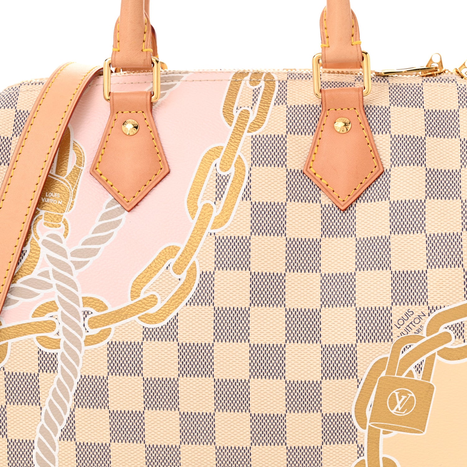 Louis Vuitton Damier Azur Nautical Speedy Bandouliere 25 7 of 9