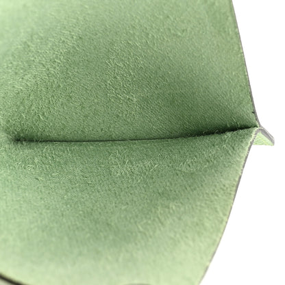 Hermes Epsom Tarmac Aleatoire Passport Holder Vert Criquet Bleu Brume 5 of 7