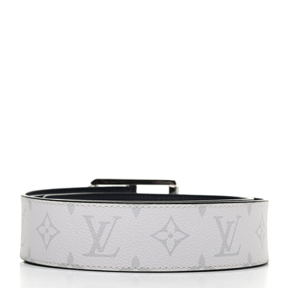 Louis Vuitton Monogram Calfskin Mens Reverso 40mm 95 38 White Navy 2 of 3