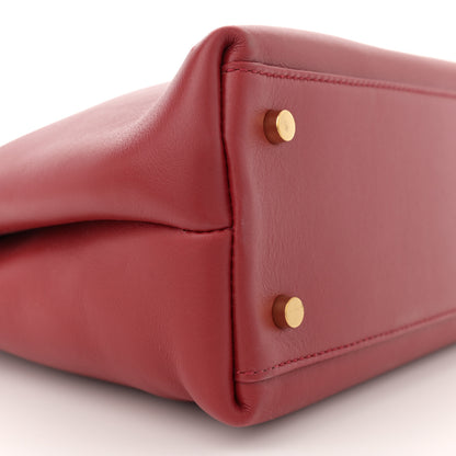 Bottega Veneta Silky Calfskin Medium Andiamo Shoulder Bag Rosewood Space 8 of 10