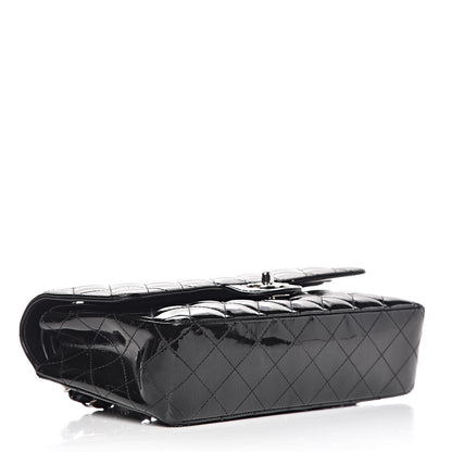 Chanel Patent Quilted Medium Double Flap Black 4 of 17