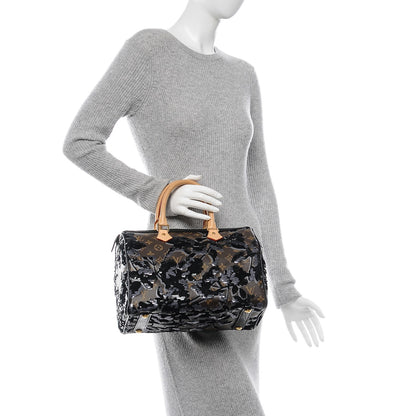 Louis Vuitton Monogram Fleur De Jais Sequins Speedy 30 2 of 9