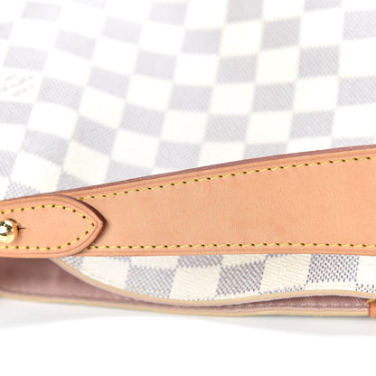 Louis Vuitton Damier Azur Graceful MM Rose Ballerine 10 of 22