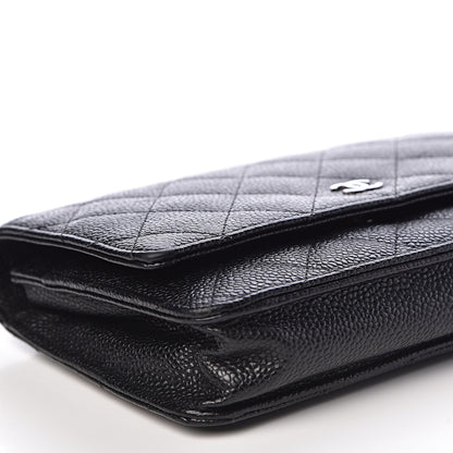 Chanel Caviar Quilted Wallet On Chain WOC Black 8 of 18