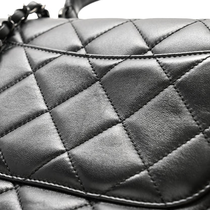 Chanel Lambskin Quilted Small Trendy CC Dual Handle Flap Bag So Black 12 of 13