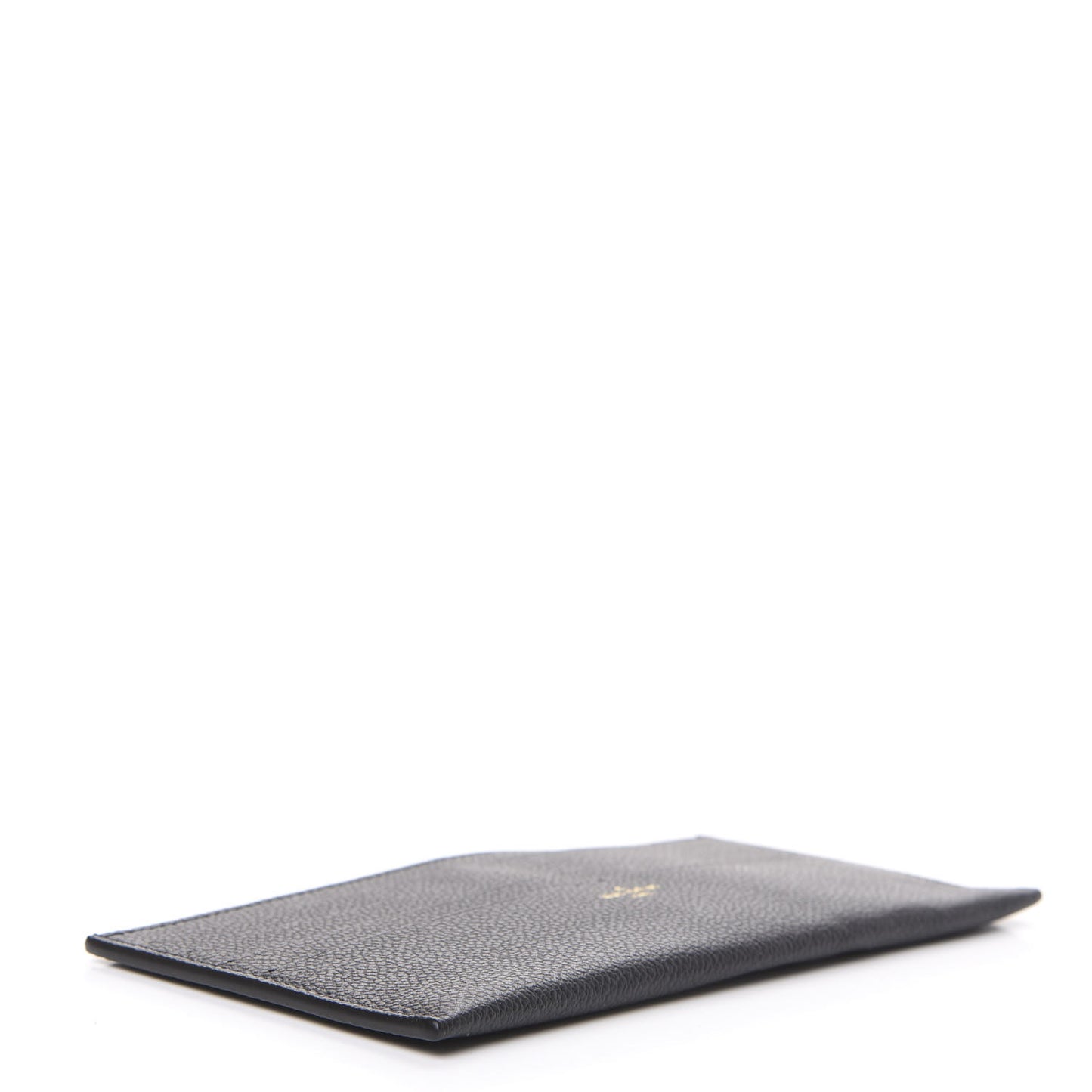Calfskin Felicie Chain Wallet Card Holder Insert Black