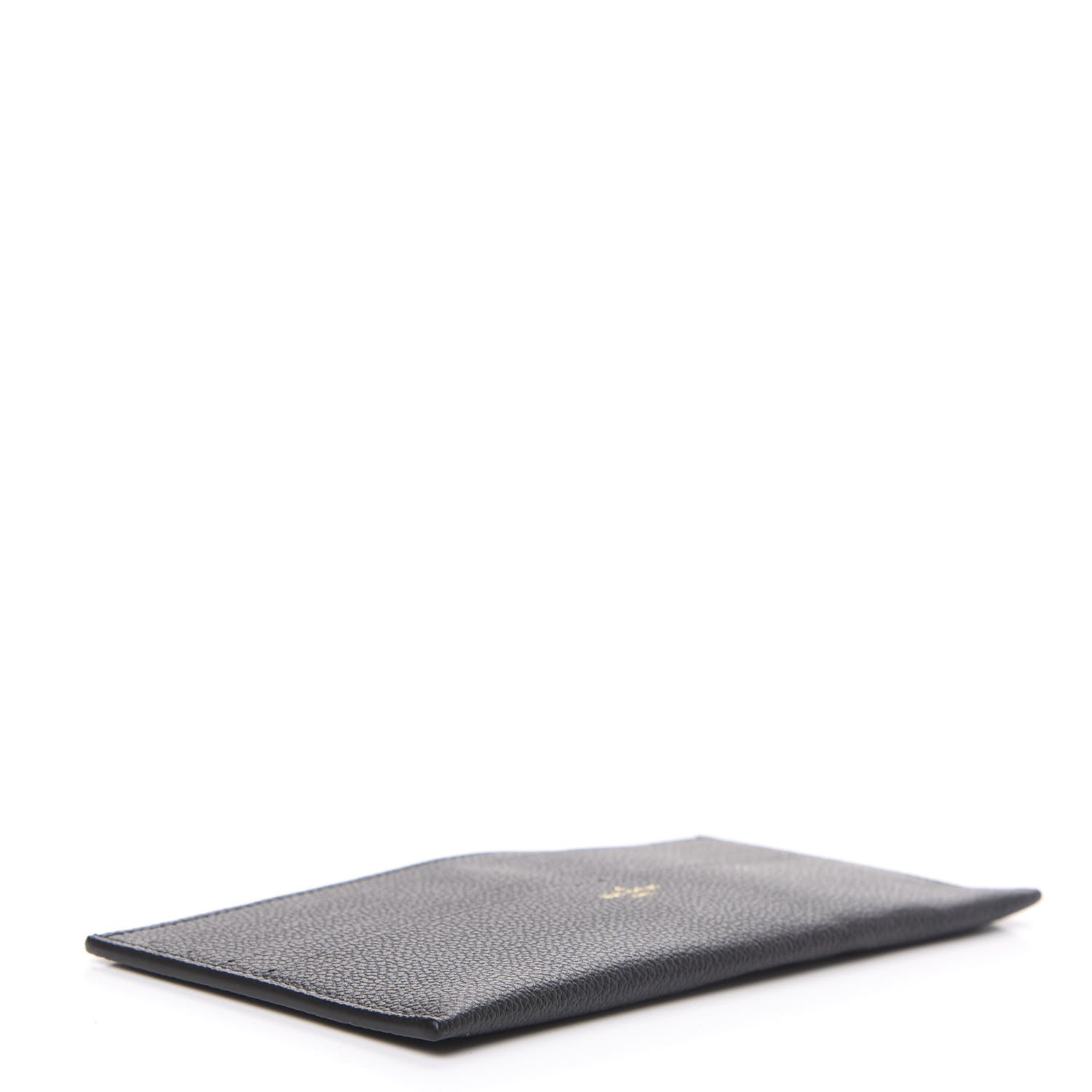 Louis Vuitton Calfskin Felicie Chain Wallet Card Holder Insert Black 3 of 5