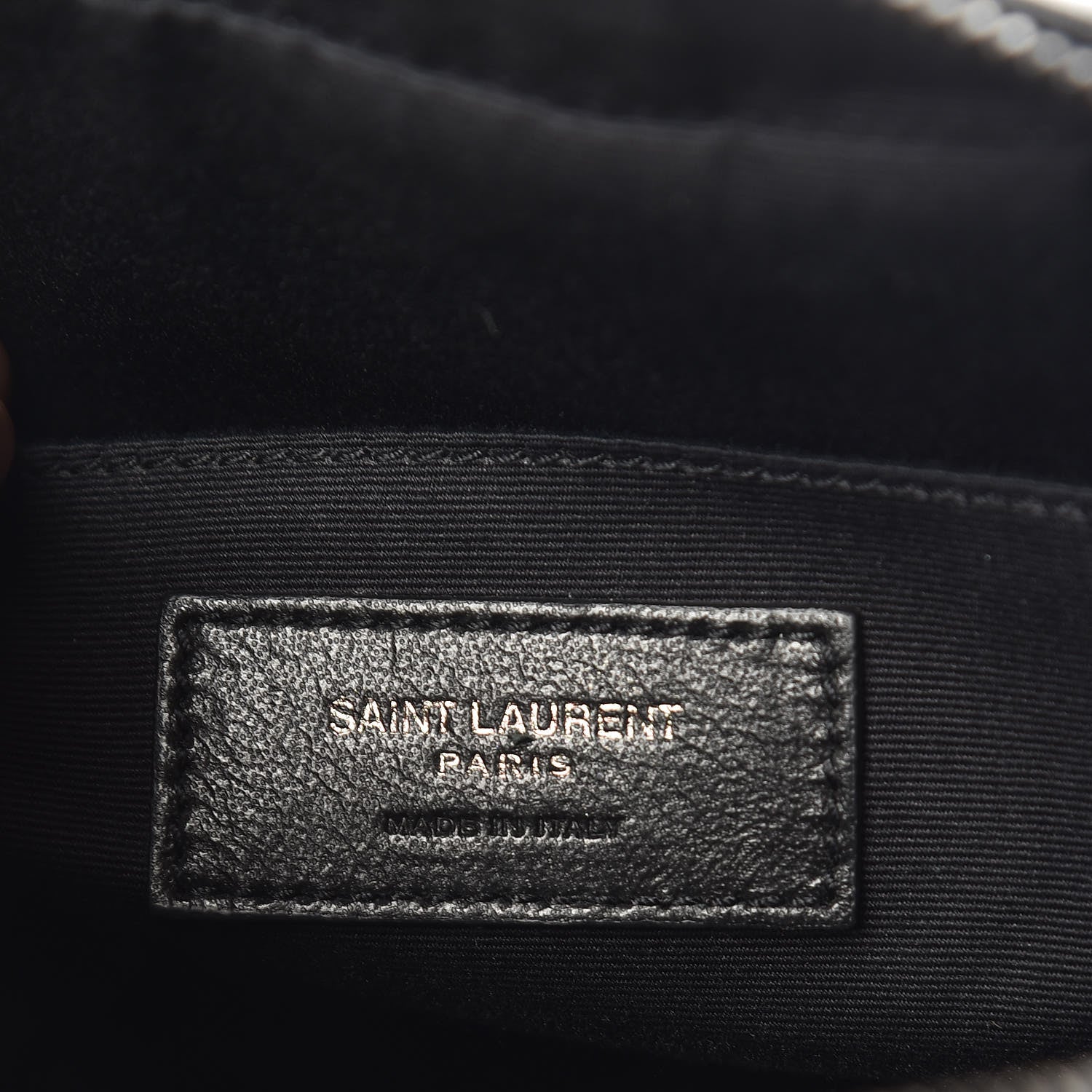 Saint Laurent Calfskin Matelasse Monogram Lou Camera Bag Black 6 of 8