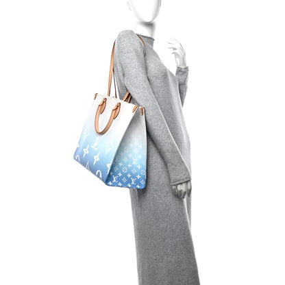 Louis Vuitton Monogram Giant By The Pool Onthego GM Blue 2 of 12