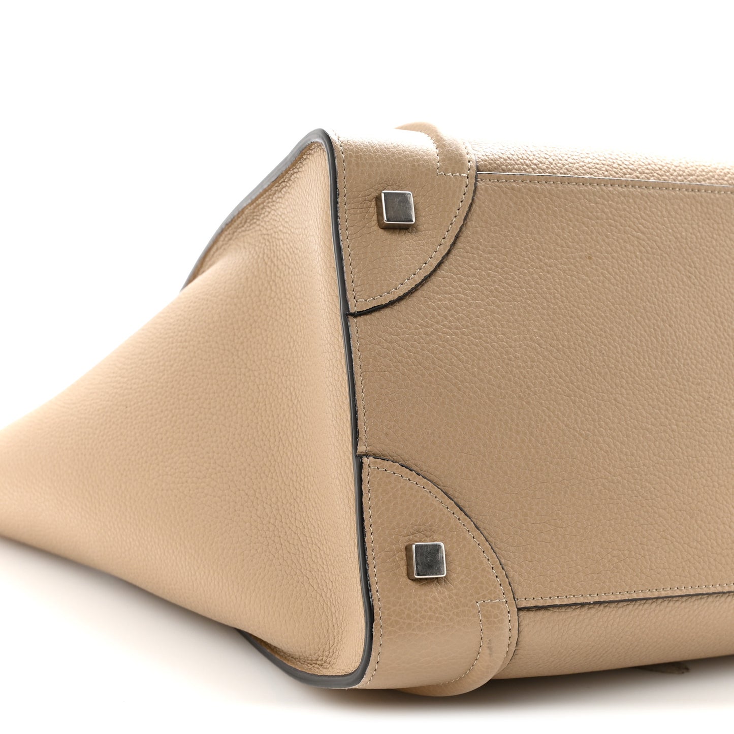 Drummed Calfskin Mini Luggage Dune