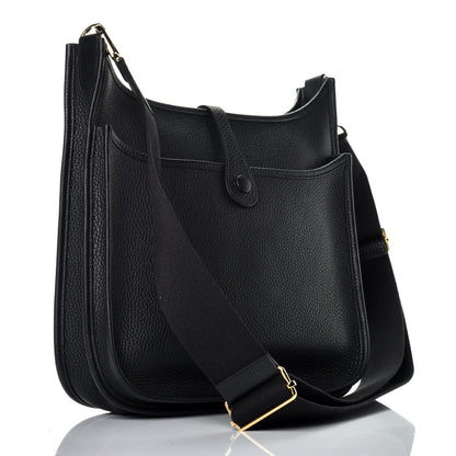 Hermes Taurillon Clemence Evelyne III PM Black 3 of 10
