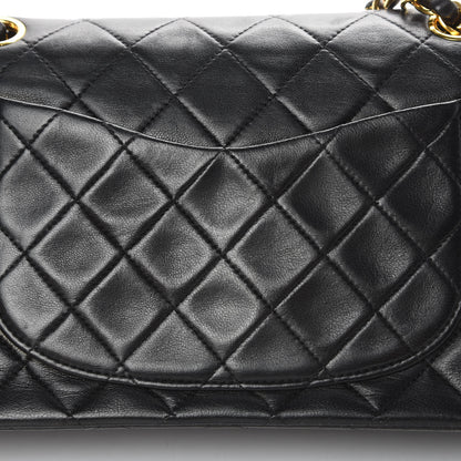 Chanel Lambskin Quilted Small Double Flap Black 15 of 15