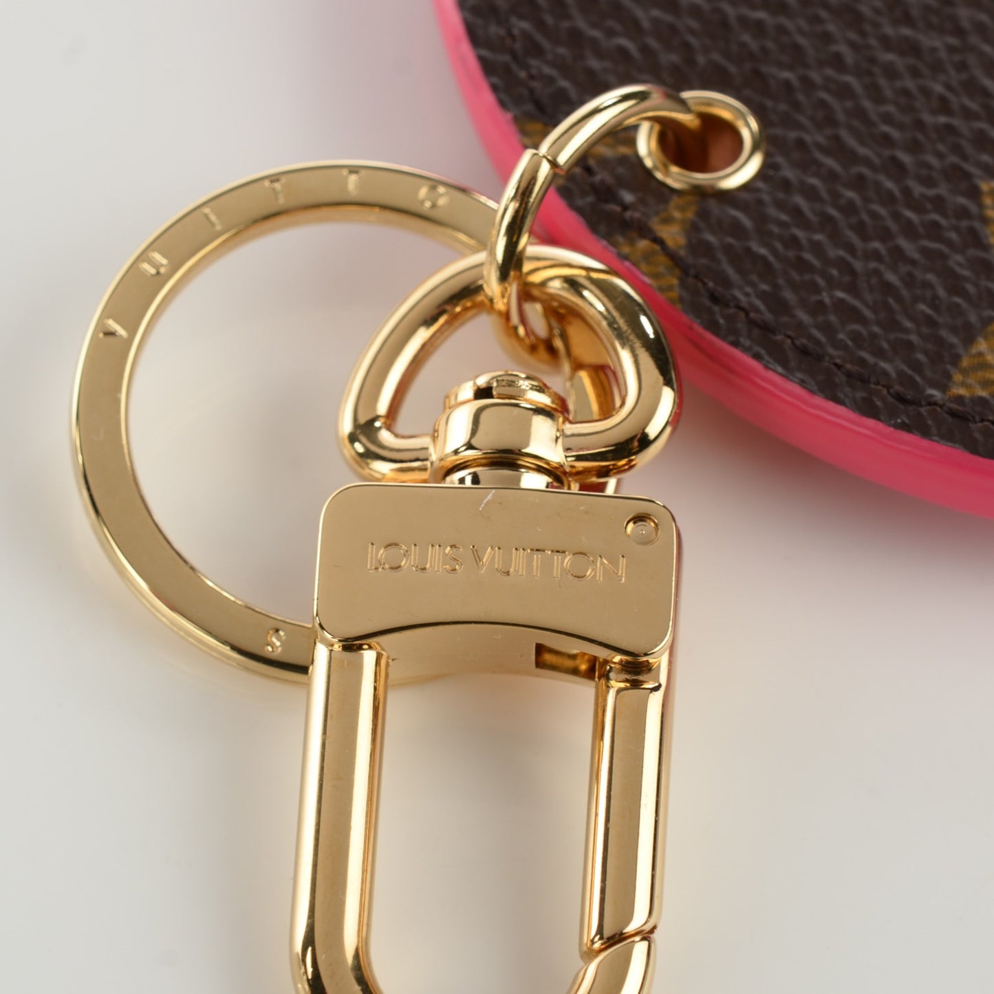 Monogram Illustre V Bag Charm Key Ring Grenade