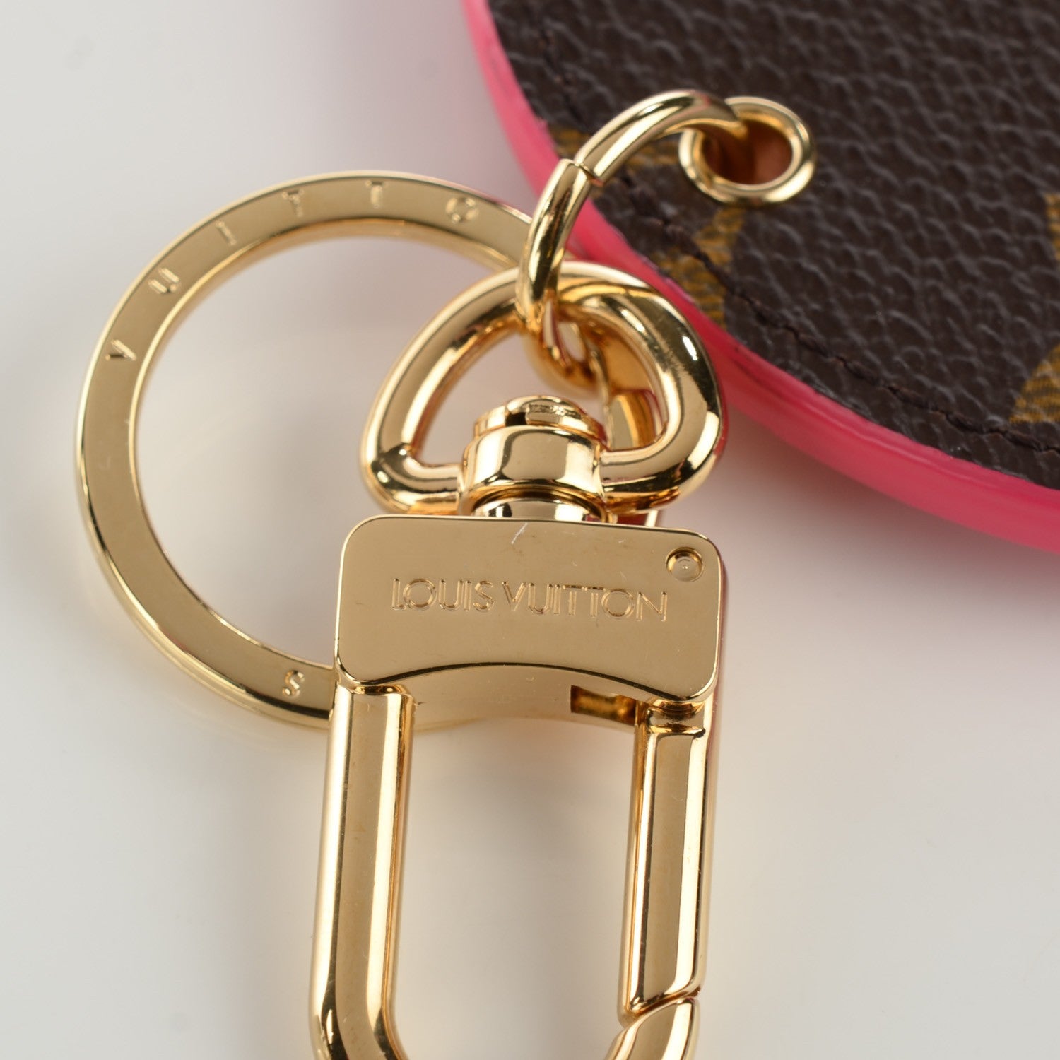 Louis Vuitton Monogram Illustre V Bag Charm Key Ring Grenade 4 of 7