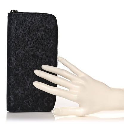 Louis Vuitton Monogram Eclipse Vertical Zippy Wallet 2 of 9