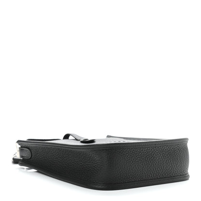 Hermes Taurillon Clemence Evelyne TPM Black 4 of 11