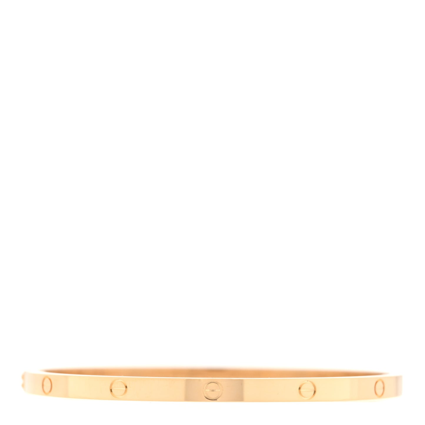 18K Yellow Gold Small LOVE Bracelet 17