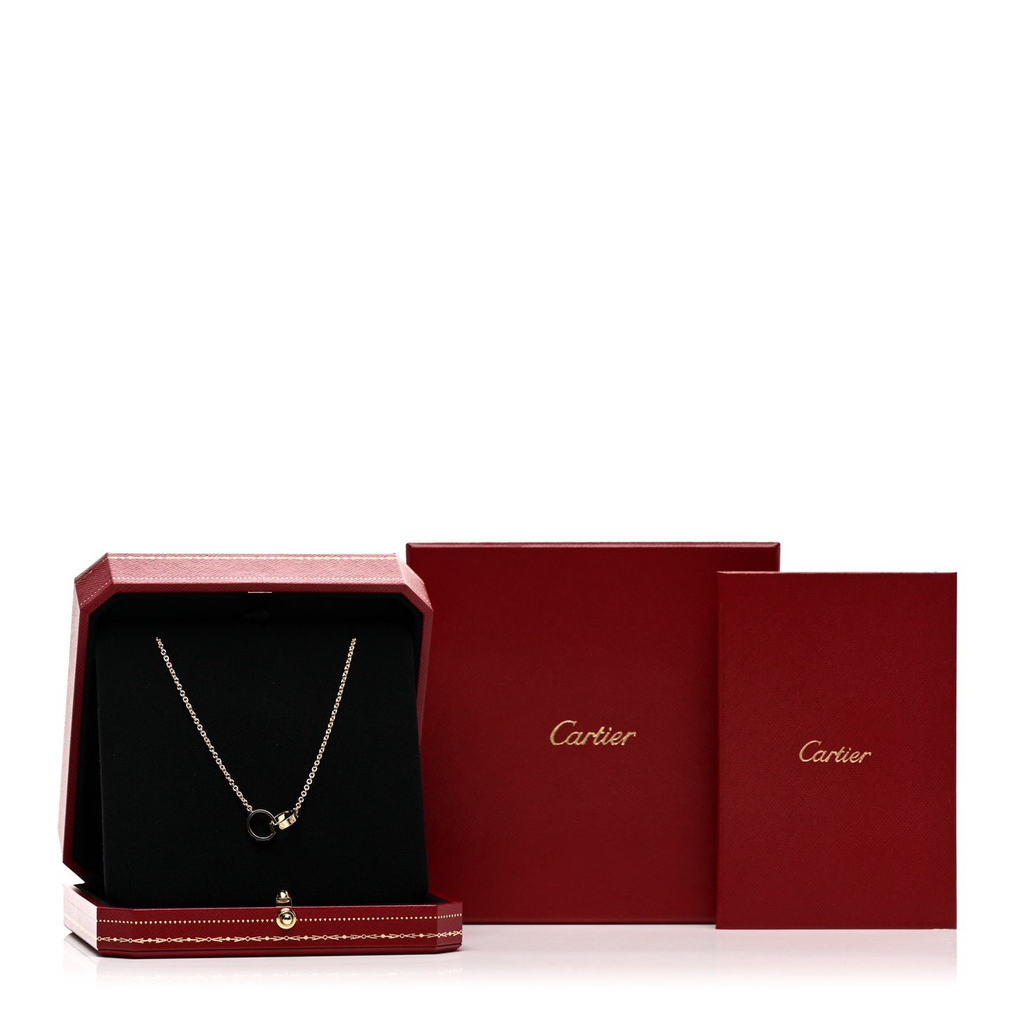 18K Yellow Gold Diamond LM D'Amour Pendant Necklace